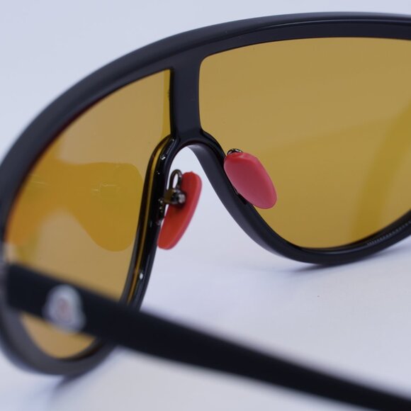 ?️ New Moncler ML0239 01E Sunglasses - Black Frame, Brown Lenses main image 9